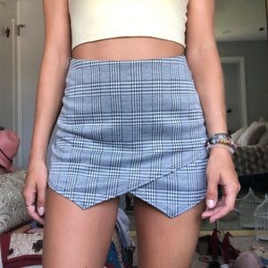 Houndstooth Skort